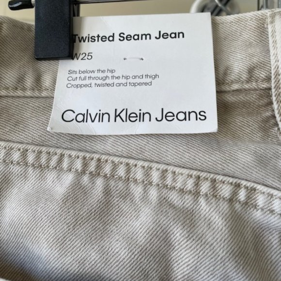 NWT CK Calvin Klein Standards Jeans Denim Willy Chavarria UNISEX 25 XS - Picture 6 of 12